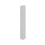 Ezi-Slat Mid Rail Suit 75mm Blades 9mm Spacing White 2400mm L