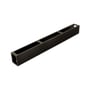 Ezi-Slat Mid Rail Suit 75mm Blades 20mm Spacing Banyan Brown 2400mm L