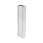 Ezi-Slat Rectangular Cap 70x47mm White 5000mm L