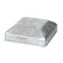 75mm Square Galvanised Steel Post Cap