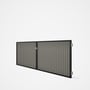 Good Neighbour® CGI Gate Premium .35 BMT Double 1.2m High Sheet: Birch, Frame: Ebony