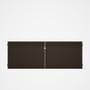 Good Neighbour® CGI Gate Premium .35 BMT Double 1.2m High Sheet: Banyan Brown, Frame: Banyan Brown