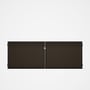 Good Neighbour® CGI Gate Premium .35 BMT Double 1.2m High Sheet: Banyan Brown, Frame: Ebony