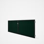 Good Neighbour® CGI Gate Premium .35 BMT Double 1.2m High Sheet: Caulfield Green, Frame: Ebony