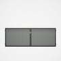 Good Neighbour® CGI Gate Premium .35 BMT Double 1.2m High Sheet: Gull Grey, Frame: Ebony