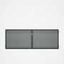 Good Neighbour® CGI Gate Premium .35 BMT Double 1.2m High Sheet: Gull Grey, Frame: Ebony