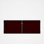 Good Neighbour® CGI Gate Premium .35 BMT Double 1.2m High Sheet: Heritage Red, Frame: Ebony