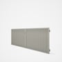 Good Neighbour® CGI Gate Premium .35 BMT Double 1.2m High Sheet: Off White, Frame: Off White