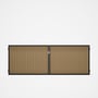 Good Neighbour® CGI Gate Premium .35 BMT Double 1.2m High Sheet: Wheat, Frame: Ebony