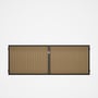 Good Neighbour® CGI Gate Premium .35 BMT Double 1.2m High Sheet: Wheat, Frame: Ebony