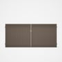 Good Neighbour® CGI Gate Premium .35 BMT Double 1.5m High Sheet: Beige, Frame: Beige
