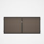 Good Neighbour® CGI Gate Premium .35 BMT Double 1.5m High Sheet: Beige, Frame: Ebony