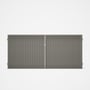 Good Neighbour® CGI Gate Premium .35 BMT Double 1.5m High Sheet: Birch, Frame: Birch
