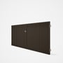 Good Neighbour® CGI Gate Premium .35 BMT Double 1.5m High Sheet: Banyan Brown, Frame: Banyan Brown
