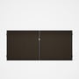 Good Neighbour® CGI Gate Premium .35 BMT Double 1.5m High Sheet: Banyan Brown, Frame: Ebony