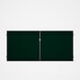 Good Neighbour® CGI Gate Premium .35 BMT Double 1.5m High Sheet: Caulfield Green, Frame: Ebony