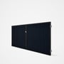 Good Neighbour® CGI Gate Premium .35 BMT Double 1.5m High Sheet: Dark Stone, Frame: Ebony
