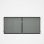 Good Neighbour® CGI Gate Premium .35 BMT Double 1.5m High Sheet: Gull Grey, Frame: Ebony