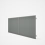 Good Neighbour® CGI Gate Premium .35 BMT Double 1.5m High Sheet: Gull Grey, Frame: Gull Grey