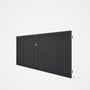 Good Neighbour® CGI Gate Premium .35 BMT Double 1.5m High Sheet: Granite, Frame: Granite