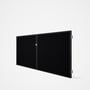 Good Neighbour® CGI Gate Premium .35 BMT Double 1.5m High Sheet: Gun Metal Grey, Frame: Ebony