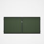 Good Neighbour® CGI Gate Premium .35 BMT Double 1.5m High Sheet: Mist Green, Frame: Ebony
