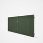 Good Neighbour® CGI Gate Premium .35 BMT Double 1.5m High Sheet: Mist Green, Frame: Mist Green