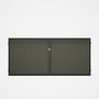 Good Neighbour® CGI Gate Premium .35 BMT Double 1.5m High Sheet: Marsh, Frame: Ebony
