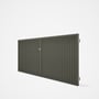 Good Neighbour® CGI Gate Premium .35 BMT Double 1.5m High Sheet: Marsh, Frame: Marsh