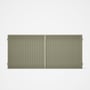 Good Neighbour® CGI Gate Premium .35 BMT Double 1.5m High Sheet: Moss Vale Sand, Frame: Moss Vale Sa