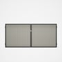 Good Neighbour® CGI Gate Premium .35 BMT Double 1.5m High Sheet: Off White, Frame: Ebony