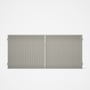 Good Neighbour® CGI Gate Premium .35 BMT Double 1.5m High Sheet: Off White, Frame: Off White