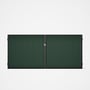 Good Neighbour® CGI Gate Premium .35 BMT Double 1.5m High Sheet: Rivergum, Frame: Ebony