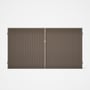 Good Neighbour® CGI Gate Premium .35 BMT Double 1.8m High Sheet: Beige, Frame: Beige