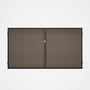 Good Neighbour® CGI Gate Premium .35 BMT Double 1.8m High Sheet: Beige, Frame: Ebony