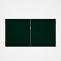 Good Neighbour® CGI Gate Premium .35 BMT Double 1.8m High Sheet: Caulfield Green, Frame: Ebony