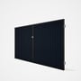Good Neighbour® CGI Gate Premium .35 BMT Double 1.8m High Sheet: Dark Stone, Frame: Ebony
