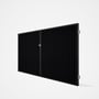 Good Neighbour® CGI Gate Premium .35 BMT Double 1.8m High Sheet: Gun Metal Grey, Frame: Ebony