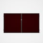 Good Neighbour® CGI Gate Premium .35 BMT Double 1.8m High Sheet: Heritage Red, Frame: Ebony