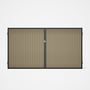 Good Neighbour® CGI Gate Premium .35 BMT Double 1.8m High Sheet: Merino, Frame: Ebony