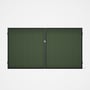 Good Neighbour® CGI Gate Premium .35 BMT Double 1.8m High Sheet: Mist Green, Frame: Ebony