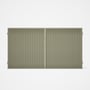 Good Neighbour® CGI Gate Premium .35 BMT Double 1.8m High Sheet: Moss Vale Sand, Frame: Moss Vale Sa