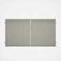 Good Neighbour® CGI Gate Premium .35 BMT Double 1.8m High Sheet: Off White, Frame: Off White