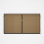 Good Neighbour® CGI Gate Premium .35 BMT Double 1.8m High Sheet: Wheat, Frame: Ebony