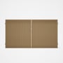 Good Neighbour® CGI Gate Premium .35 BMT Double 1.8m High Sheet: Wheat, Frame: Wheat
