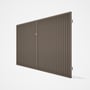 Good Neighbour® CGI Gate Premium .35 BMT Double 2.1m High Sheet: Beige, Frame: Beige