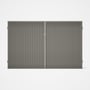 Good Neighbour® CGI Gate Premium .35 BMT Double 2.1m High Sheet: Birch, Frame: Birch