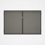 Good Neighbour® CGI Gate Premium .35 BMT Double 2.1m High Sheet: Birch, Frame: Ebony