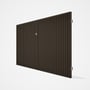 Good Neighbour® CGI Gate Premium .35 BMT Double 2.1m High Sheet: Banyan Brown, Frame: Banyan Brown