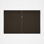 Good Neighbour® CGI Gate Premium .35 BMT Double 2.1m High Sheet: Banyan Brown, Frame: Ebony